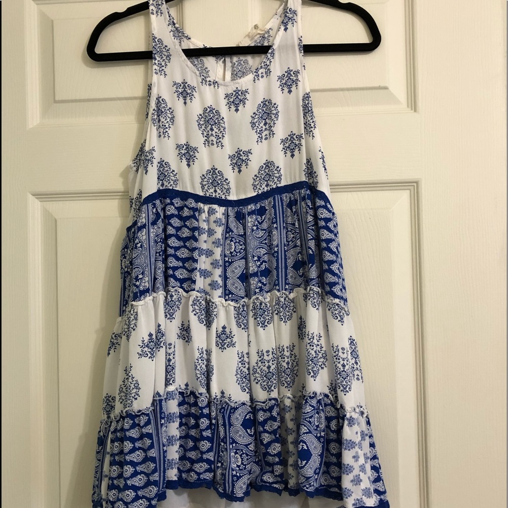Blue dress